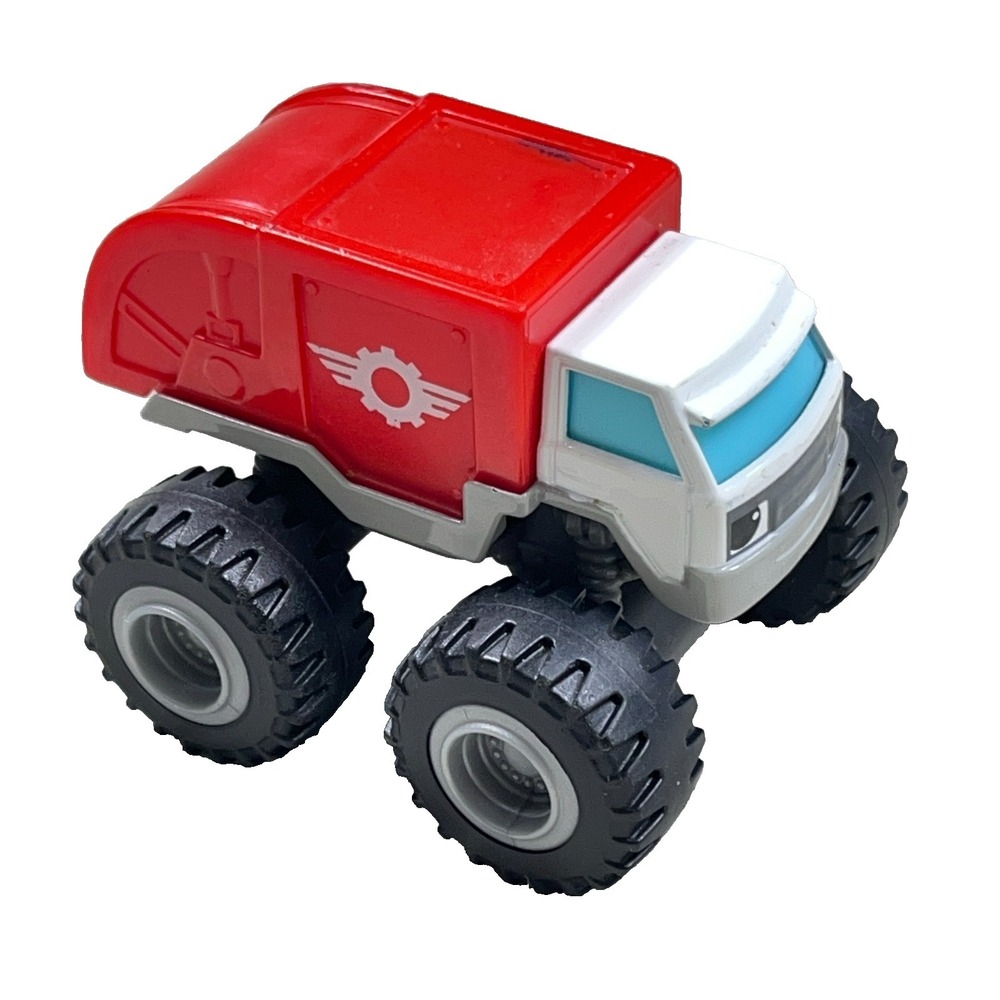 Blaze And‎ The Monster Machines Die-Cast Debris Red & White Trash Truck Loose